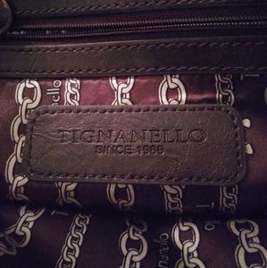 Red tignanello purse